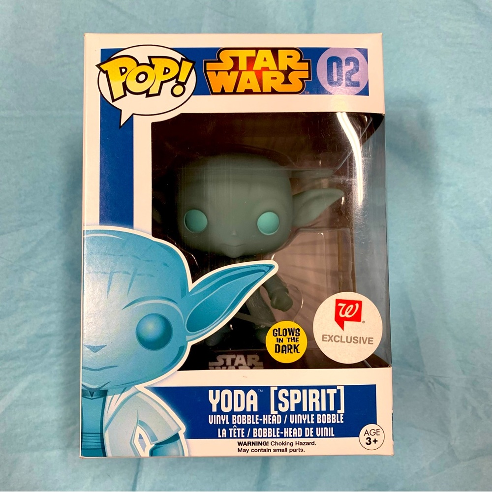 Funko POP! Star Wars #02 Yoda (Spirit) Glow in the Dark Walgreens Exclusive
